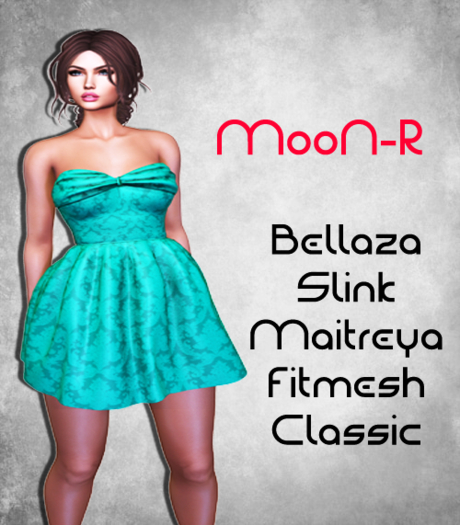 MooN-R Rainbow Dress Ocean