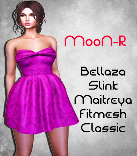 MooN-R Rainbow Dress Pink