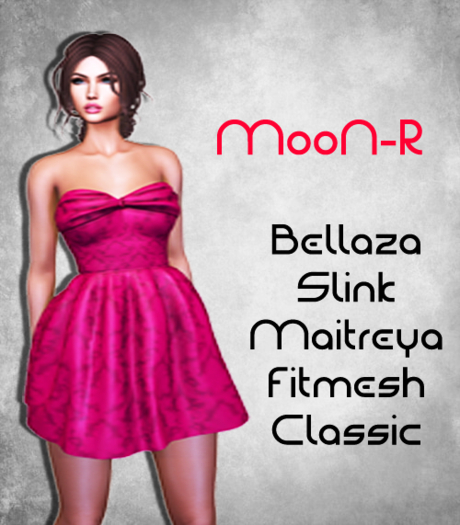 MooN-R Rainbow Dress Rose