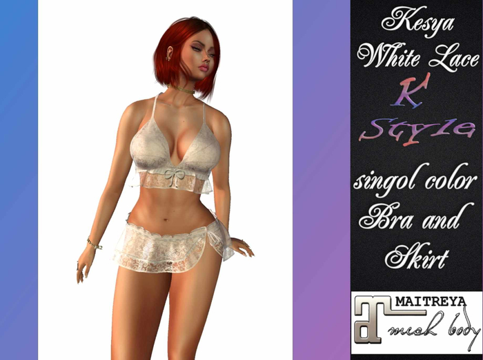 [K-Style] KESYA WHITE LACE MAIT