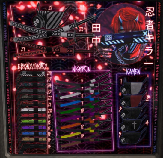 [TNK] KAMEN - BLK/RED #2