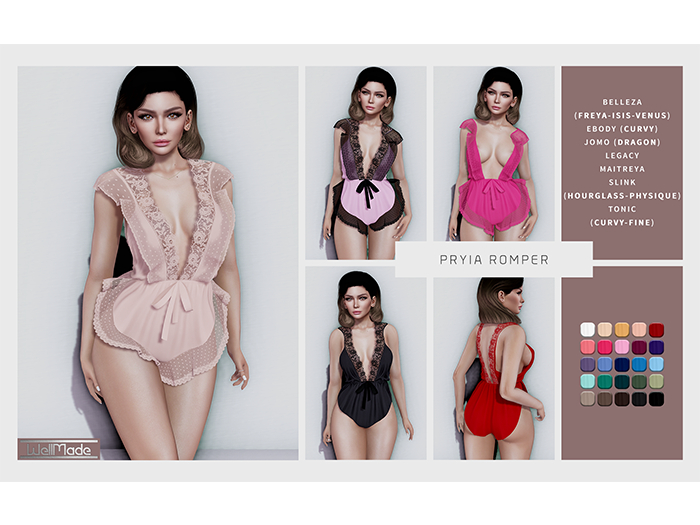 [WellMade] Pryia Romper
