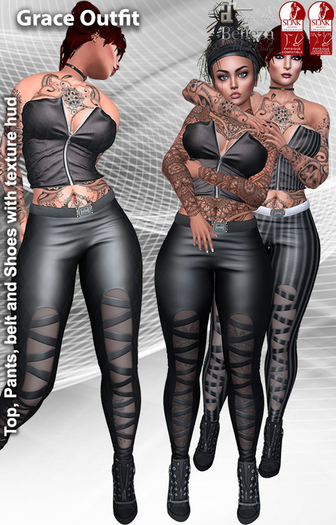 Grace Outfit BLACK (ADD/WEAR)