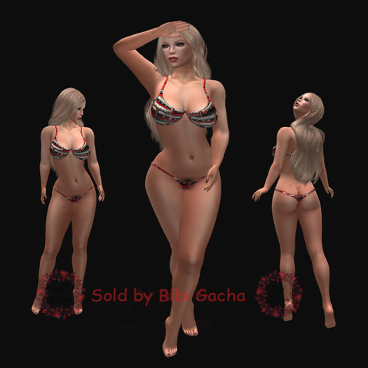 Razor/// Graphic Bra & Panty Set - Mixtape Lara Isis Freya