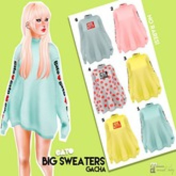 Second Life Marketplace - GATO- Big Sweater 3