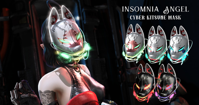 Insomnia Angel - Cyber Kitsune Mask [FAT]