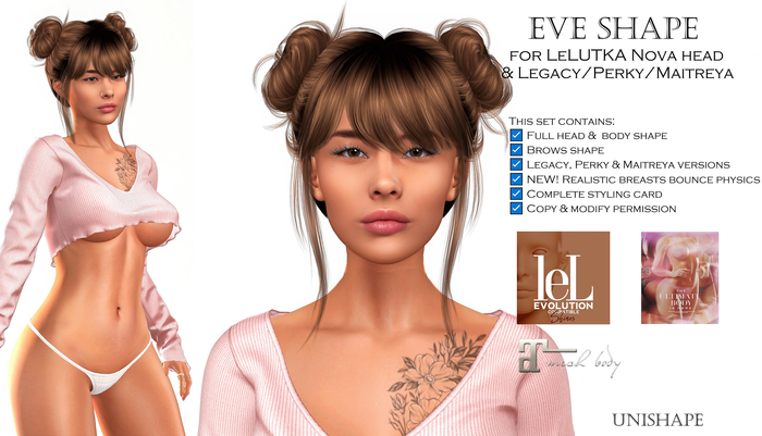 EVE SHAPE FOR LELUTKA NOVA*UniShape*