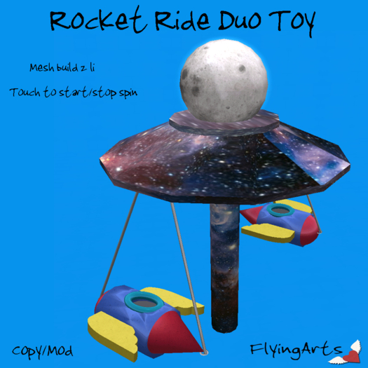!FA! Rocket Ride Duo Decor