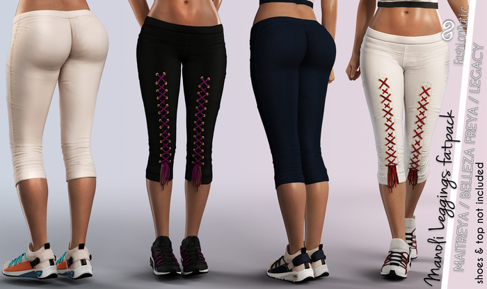 FashionNatic - Manoli Leggings Fatpack Colors - Maitreya, Belleza Freya, Legacy