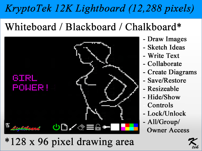 KryptoTek 12K Lightboard V1.2 (12,288 pixels)