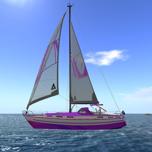 Bandit 60 Kittiwake Violet Texture