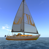 Bandit 60 Kittiwake Orange Texture