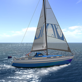 Bandit 60 Kittiwake Bleu Texture