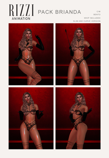 RIZZI Animation - Bento Static Pose - Pack Brianda