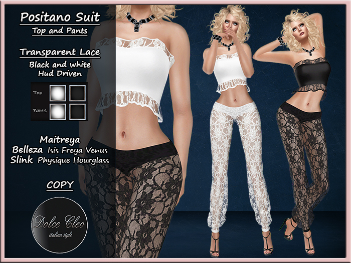 Dolce Cleo ::: Positano Lace Suit - ADD ME