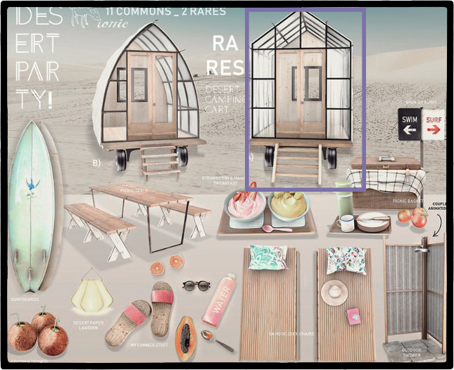 ionic : Desert camping cart (A) RARE