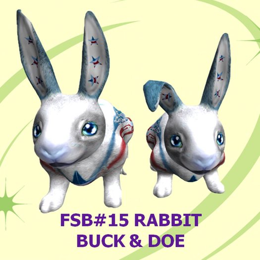 FSB#15 RABBIT BUCK & DOE
