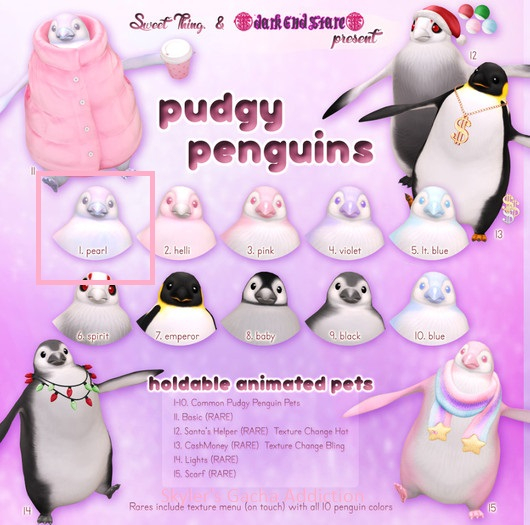 Sweet Thing. & darkendStare Pearl Pudgy Penguin