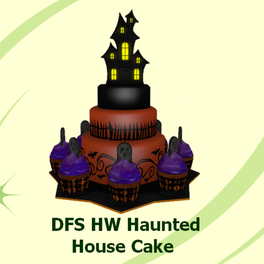 DFS HW Haunted House Cake