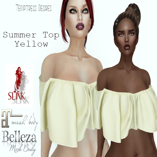 Summer Top-Yellow