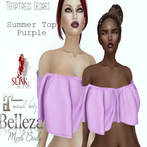 Summer Top-Purple