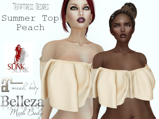 Summer Top-Peach
