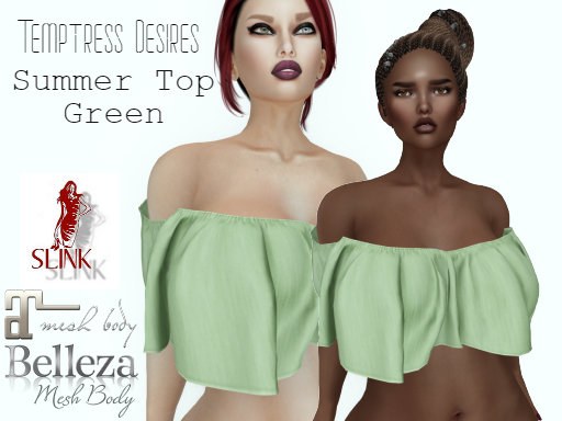 Summer Top-Green