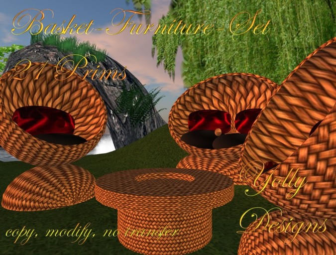 Basket Furniture Set