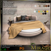 =Mirage= Round Bed - African Spice PG
