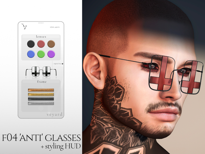 veyard_ F04 anti glasses + styling HUD (Add Me)