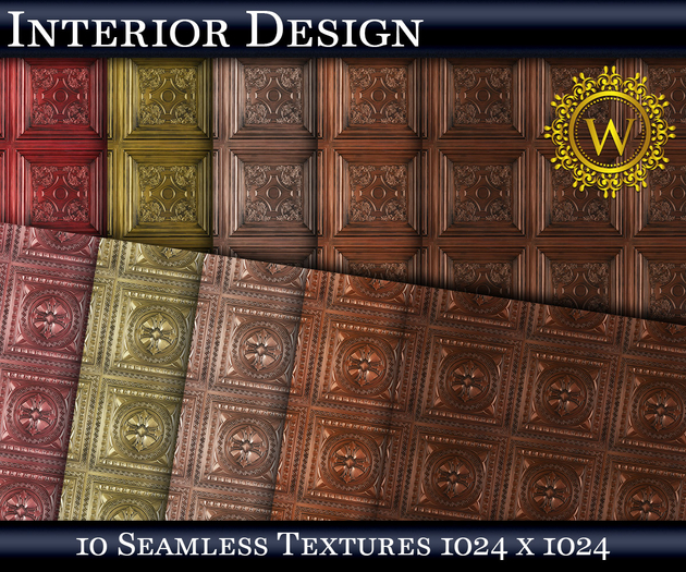 Interior Design 10 Seamless Textures - WonderWall