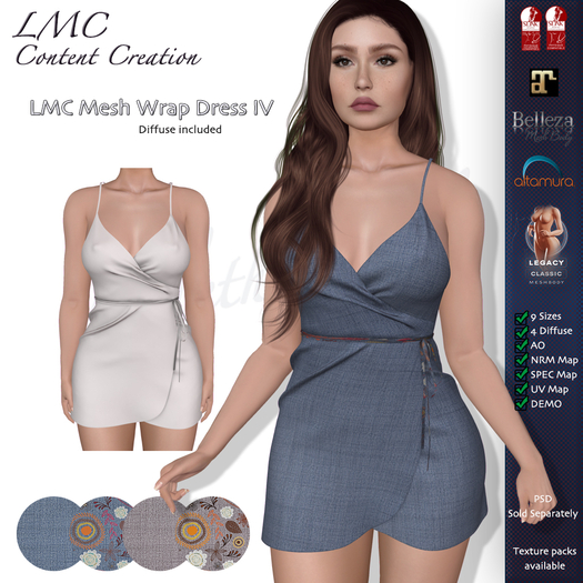 LMC Mesh - Wrap Dress IV - DEMO