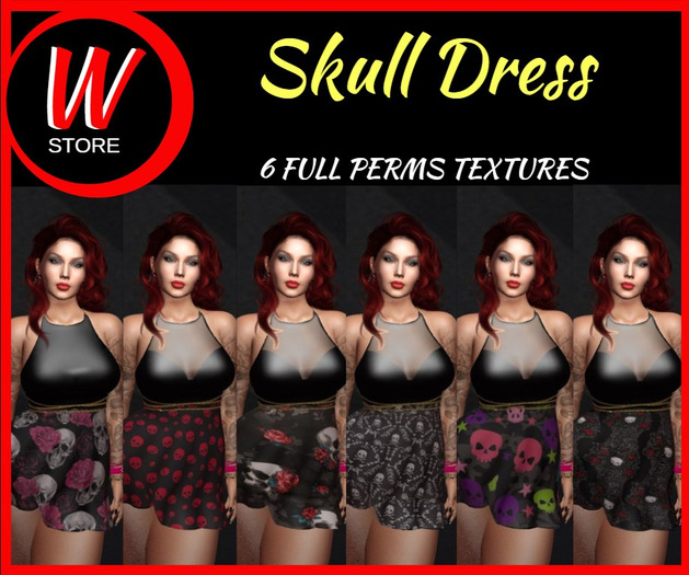.:W:.Store Textures - Skull Dress