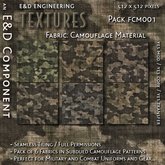 [FCM001] 6 Camo Fabric Textures Camouflage Fabric Textures Military Fatigues Textures Army Textures by E&D ENGINEERING