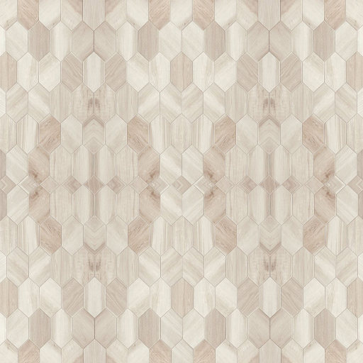 Hexagon Wood White