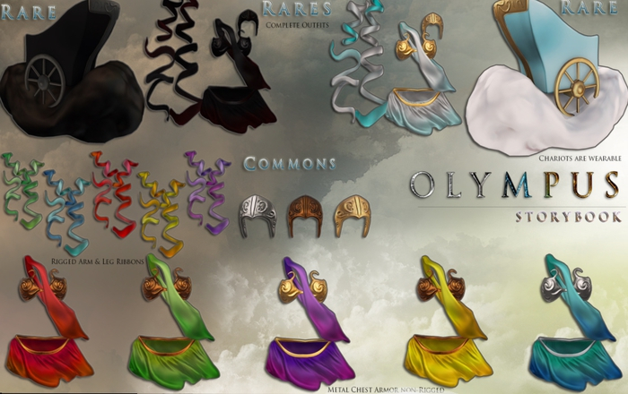 Storybook - Olympus - Poseidon - Ribbons 1