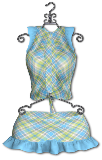 Fortune Style Blue Playful Plaid