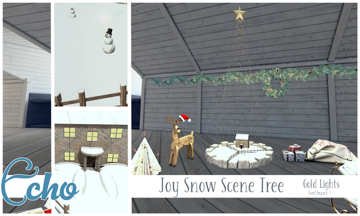 Echo - Joy - Snow Scene Tree - Style 2