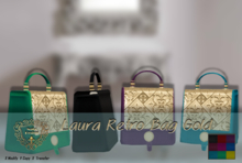 Nala Design -  Laura - Retro Hand Bag Gold