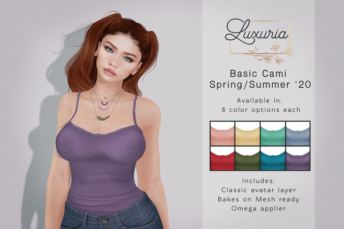 Luxuria -  Basic Cami - SS 20 