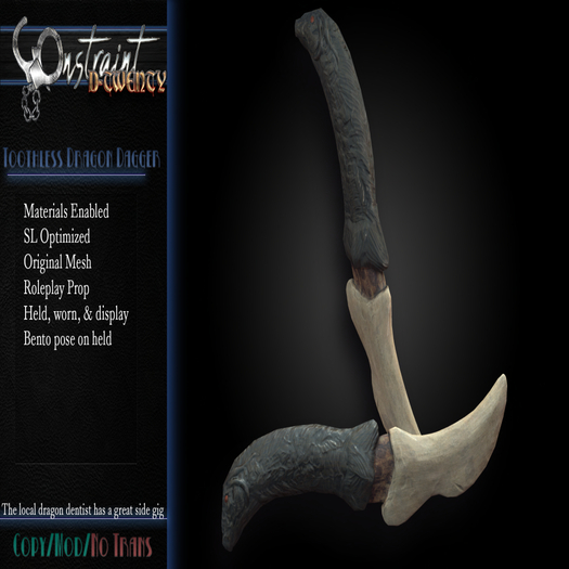 [CON] Toothless Dragon Dagger