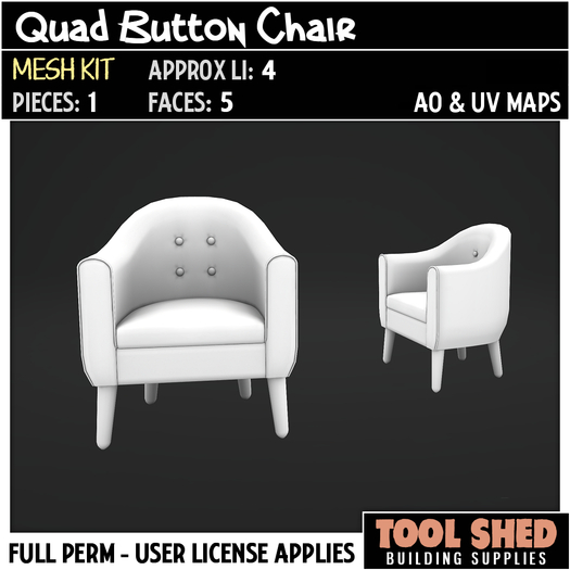 Tool Shed - Quad Button Chair Mesh Kit