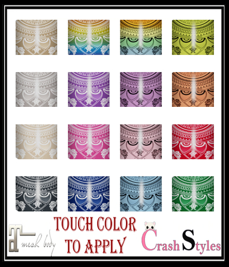 {CS} Mandala Nail Hud (16 colors)