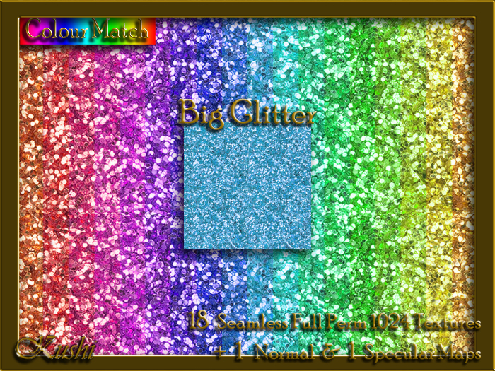 !Kushi! BigGlitter Textures -WearToUnpack
