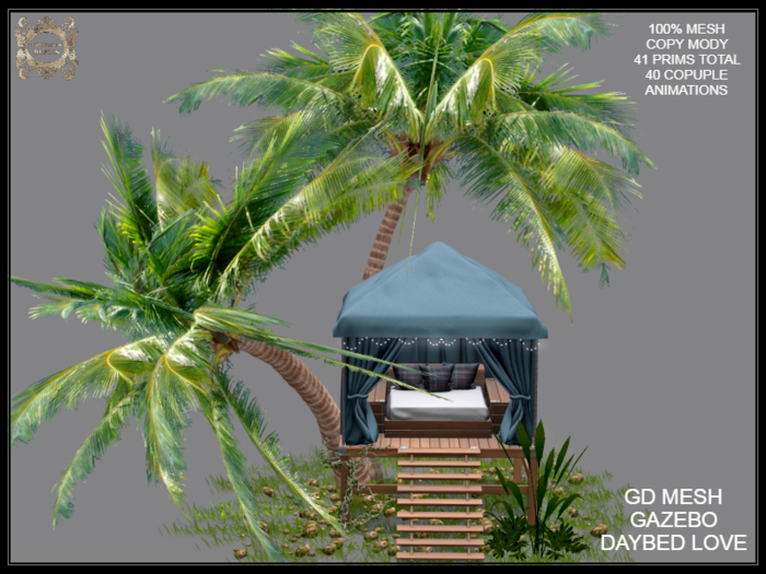 GD MESH GAZEBO DAYBED LOVE