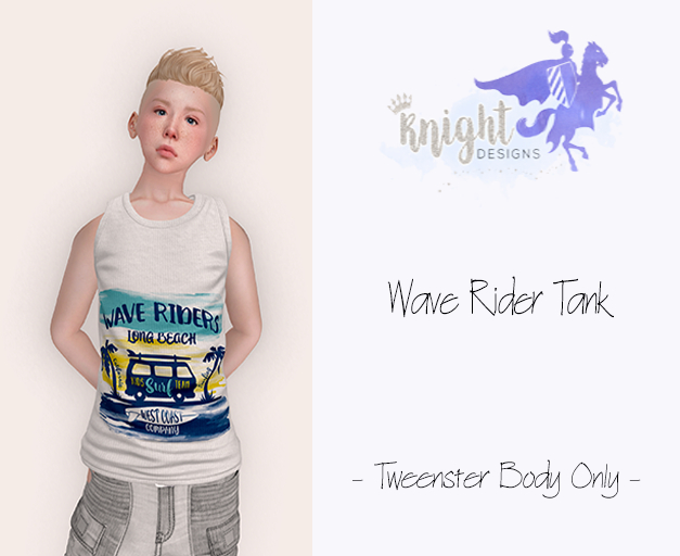 [KD] WAVE RIDE TANK - TWEENSTER