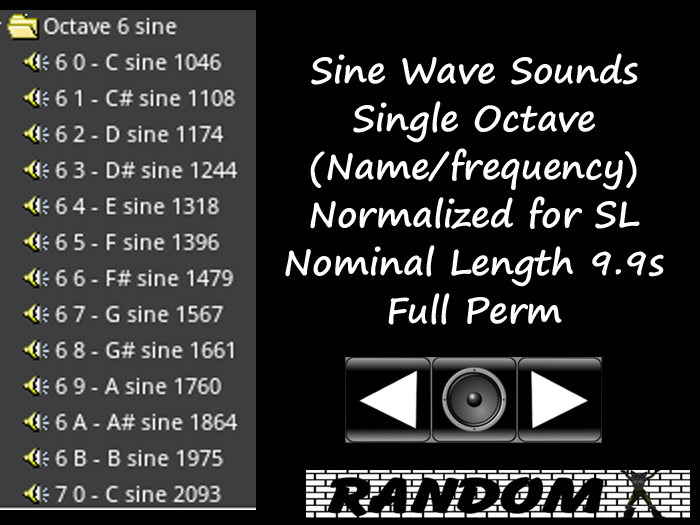 Octave 6 sine