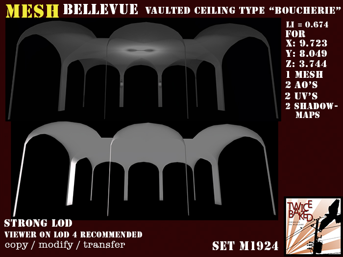 "TB" BV vaulted ceiling type "Boucherie" M1924