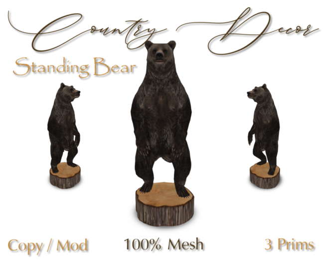 = Country Decor = - Standing Bear