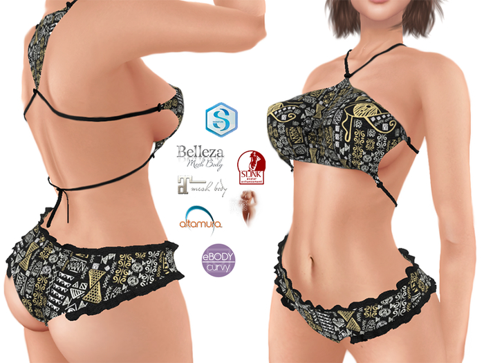 Black Allison Bikini